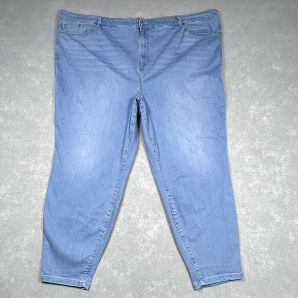 Torrid Jeans Women’s Size 30R Blue Midfit Super Skinny Denim Jeans Stretch - Picture 1 of 12